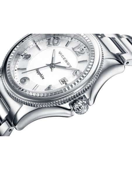 Reloj para Mujer Viceroy de Acero Plateado con Diamantes y Cristal de Zafiro
