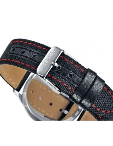 Reloj para Niño con Correa Negra y Detalles en Rojo- Viceroy 401099-55