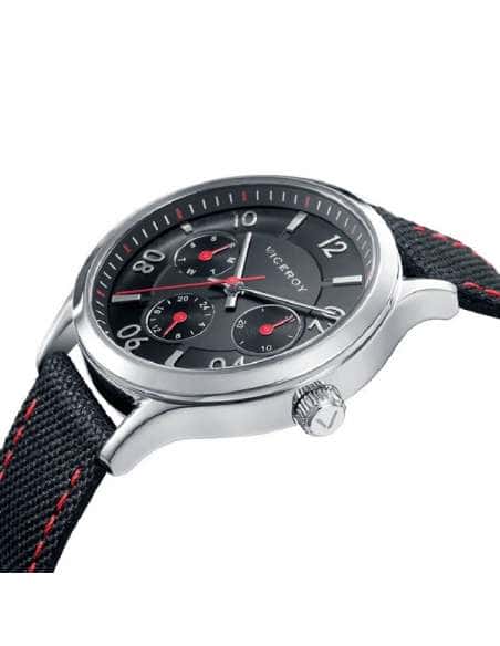 Reloj para Niño con Correa Negra y Detalles en Rojo- Viceroy 401099-55