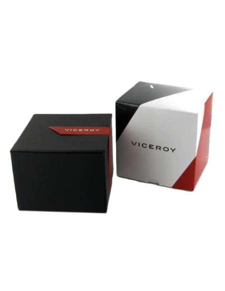 Reloj para Hombre Cronógrafo en Acero Negro con Detalles Rosados y Rojos - Viceroy 401275-57