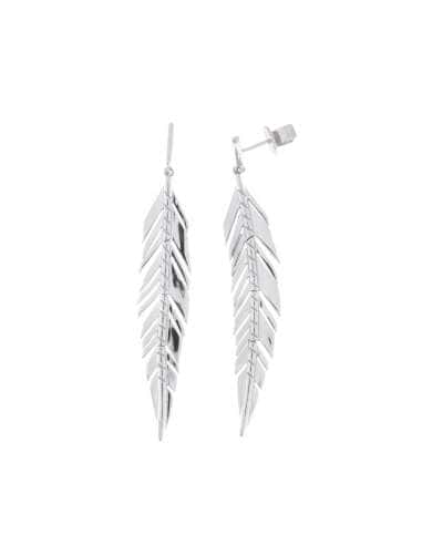 Pendientes para Mujer de plata en forma de...