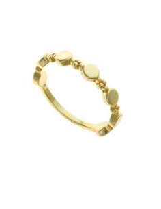 Anillo para Mujer de plata con Baño de Oro y Diseño de Círculos - Salvatore 213S0031/10
