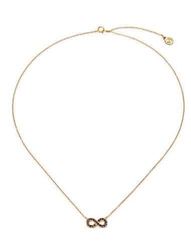 Collar para Mujer Infinito plata chapada en oro...