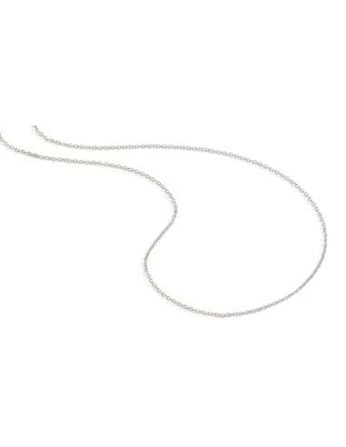 Cadena Rolon - Oro Blanco 18K