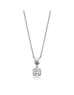 Collar para Mujer Plata de Ley con Rodio y Circonita cuadrada Blanca - Viceroy 71020C000-38
