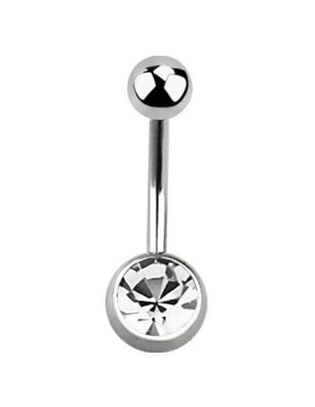 Piercing para ombligo Belly Banana - Acero quirúrgico (10mm)