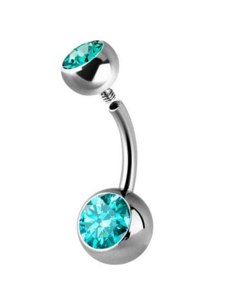 Piercing para ombligo Belly Banana - Acero quirúrgico (10mm)