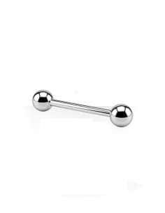 Piercing para el pezón o lengua - Acero quirúrgico (10mm)