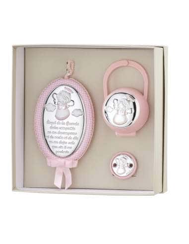 Set Infantil Portachupetes con pinza y Medallón...