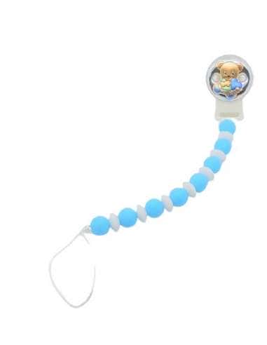 Pinza Infantil Chupete con Bolas de Silicona...