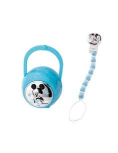 Set Infantil PortaChupete Pinza Mordedor Mickey Mouse - Disney D368 C