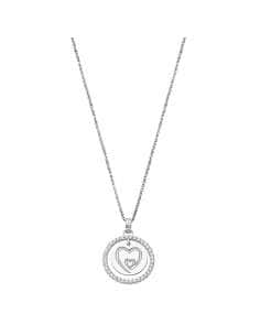 Collar para Mujer de Plata Colgante Circular con...