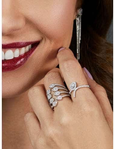 Anillo para Mujer Plata de Ley con Ocho...