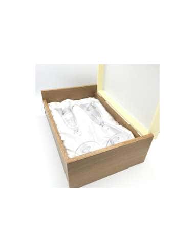 Copas para Boda con Alianzas y Pies con Corazones - Global Argenti GA4220A