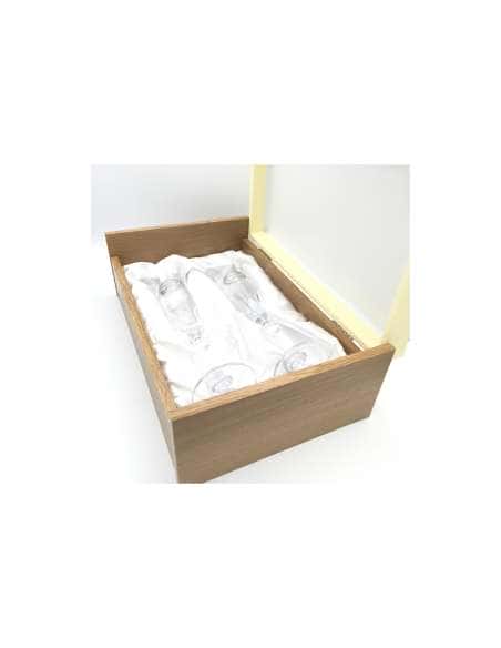 Copas para Boda con Alianzas y Pies con Corazones - Global Argenti GA4220A