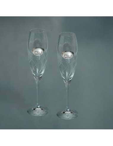 Copas para Bodas con Alianzas cristal de...
