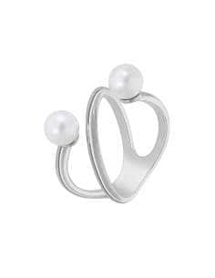 Anillo para Mujer Doble Perla Plata de Ley  - Marea D03106/AH18