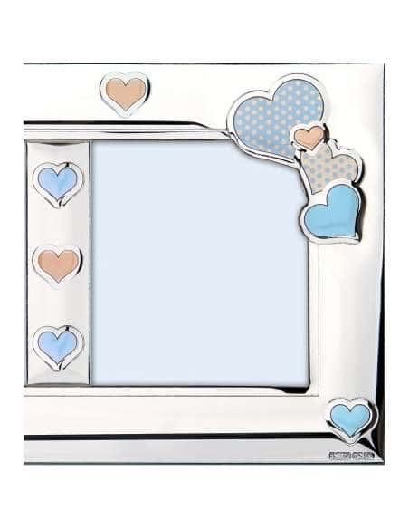 Marco de Fotos Infantil Doble Oso Azul - Enrico Coveri EC0733/2LC
