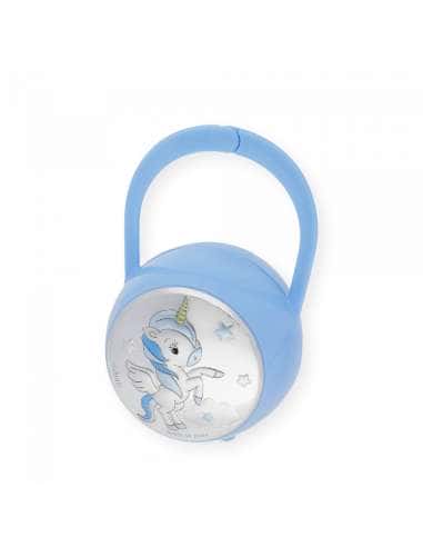 Set Infantil Portachupetes con Pinza Unicornio...