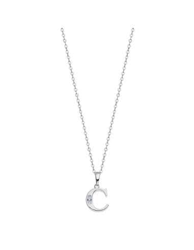 Collar para Mujer con la letra C - Lotus LP3054-1/C