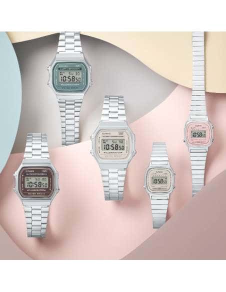 Reloj Unisex Marrón Vintage Esfera Marrón - Casio A168WA-5AYES