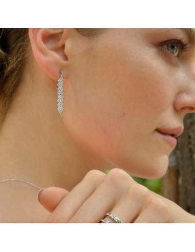 Pendientes para Mujer Espiga Larga Wedding  -...
