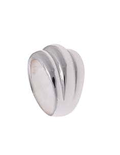 Anillo para Mujer formando relieves de plata de ley -...