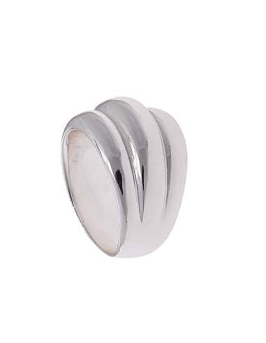 Anillo para Mujer formando relieves de plata de...