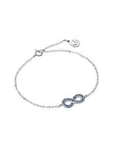 Pulsera de Plata con Símbolo Infinito y Circonitas Azules - Viceroy 5017P000-33
