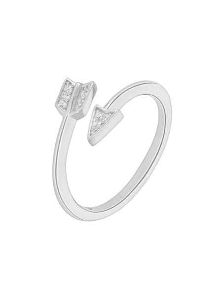 Anillo para Mujer Flecha en Plata de Ley  con Circonitas - Marea D02906/AG12