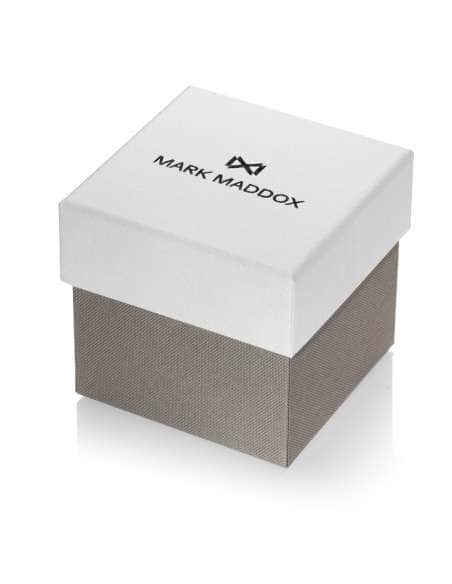 Reloj para Mujer de Acero Bicolor con Esfera Verde y Detalles Florales - Mark Maddox MM1015-63