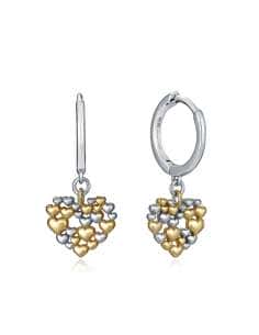 Pendientes para Mujer de Plata Aro Corazón Múltiple - Viceroy 13186E000-00