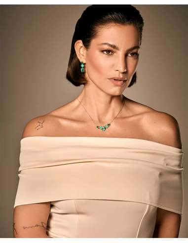Pendientes para Mujer de plata Colgantes Azules y Verdes - Viceroy 13168E100-59