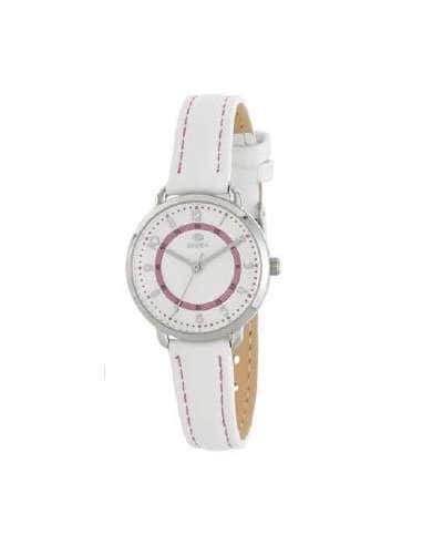 Pack Reloj y Complementos para Niña esfera blanca y rosa con pulsera de plata - Marea B41363/1