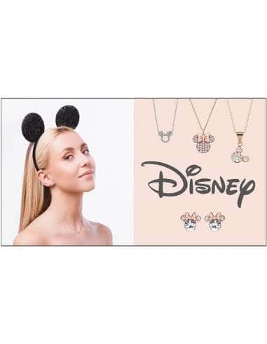 Collar Minnie Mouse con Cristales Rojos y...