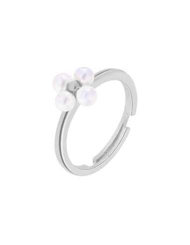 Anillo para Niña Adaptable Plata de Ley y Perlas - Marea D03306/AA10