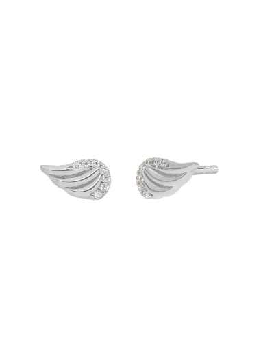 Pendientes para Niña de Plata Alas con Circonitas - Marea D03301/AX