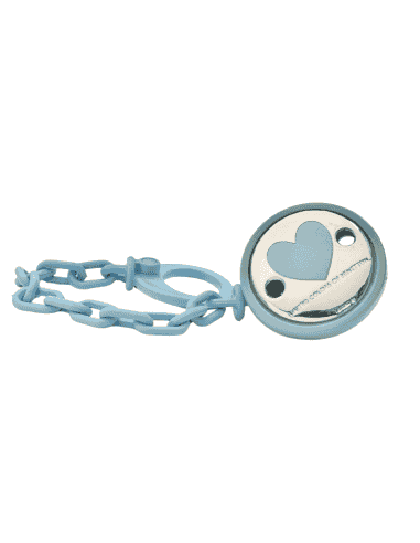 Pinza Infantil Chupete Corazón Azul - United Colors of Benetton 315C