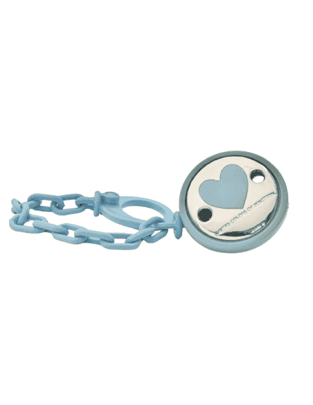 Pinza Infantil Chupete Corazón Azul - United Colors of Benetton 315C