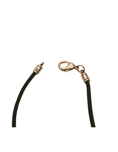 Collar para Mujer Hilo Negro Colgante Corazón...