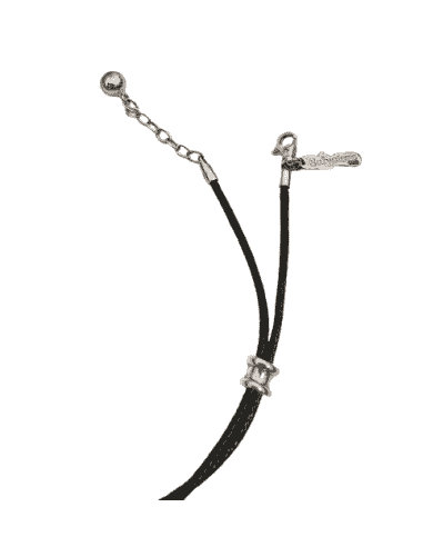 Collar para Mujer Colgante Rectangular de Plata...