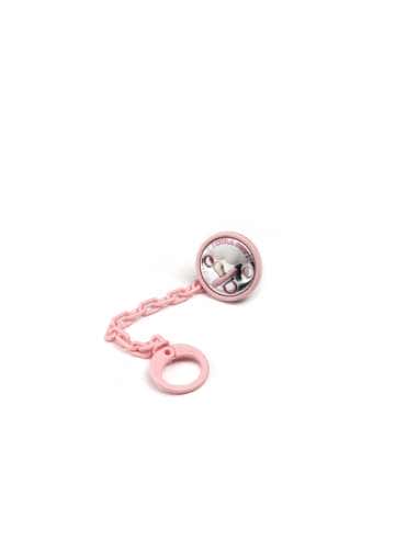 Pinza Infantil Chupete 'HOLA SOY' Rosa - Eventi...