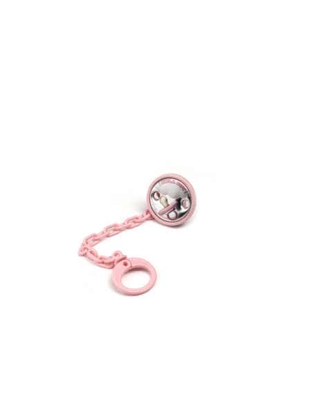 Pinza Infantil Chupete 'HOLA SOY' Rosa - Eventi EV3383/01R