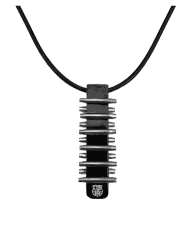 Collar para Hombre FC Barcelona de Acero - Paul...