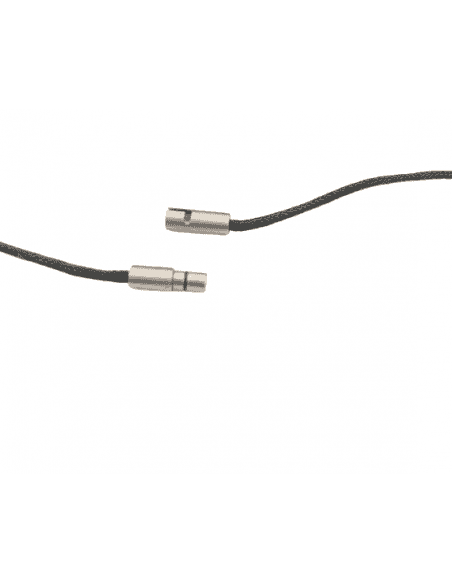 Collar para Hombre hilo negro colgante cuerno piedra negra