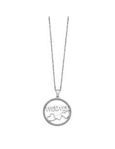 Collar para Mujer de Plata Colgante Mamá con Corazones - Lotus LP1809-1/1