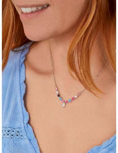 Collar Mujer Plata de Ley con Circonitas...