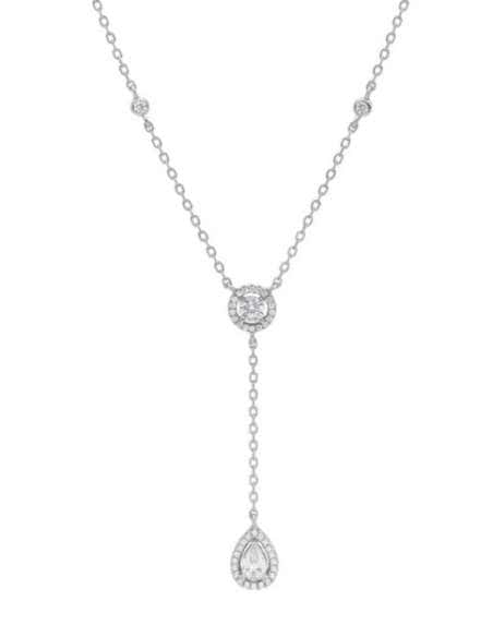 Collar para Mujer circonitas con central en forma de lágrima - Marea D02207/AD