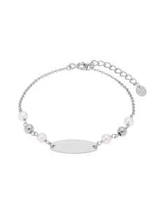 Pulsera esclava para Niña de Plata con Perlas - Marea D03303/AK
