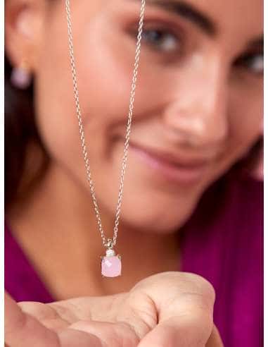 Collar para Mujer de Plata de ley con colgante...